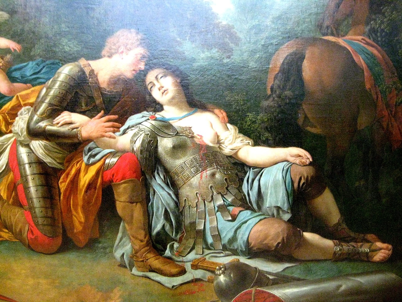 Tancredi e Clorinda - Tretyakov Gallery, Moscow, dettaglio